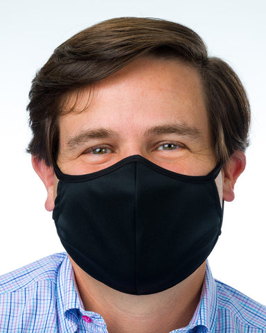 Masks 3-Ply: 100% Polyester, 100% Cotton