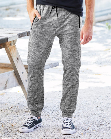 Sweatpants/Joggers: 50/50 Cotton-Polyester, 100% Polyester
