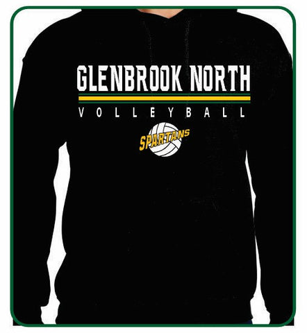 Official 2025 GBN Girls Volleyball Hoodie - Black