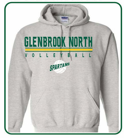 Official 2025 GBN Girls Volleyball Hoodie - Ash