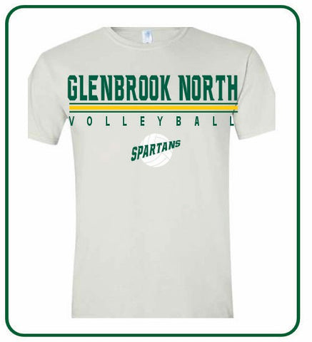 Official 2025 GBN Girls Volleyball T-Shirt - White