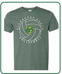 2025 Official Glenbrook North Boys Volleyball T-Shirt - Heather Green