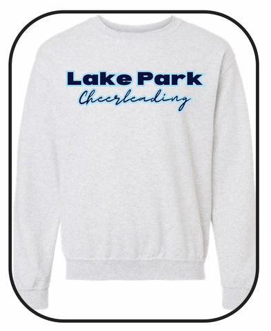 25/26 Lake Park Cheerleading Crew Sweatshirt - Ash
