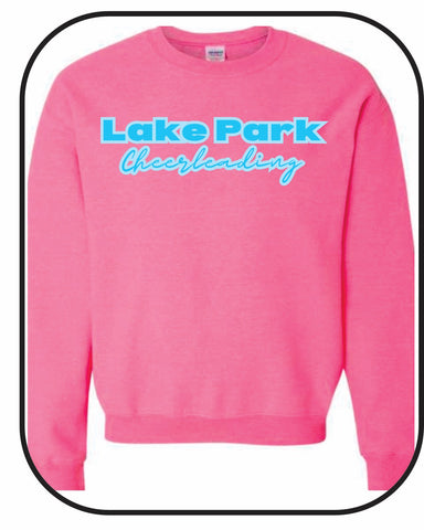 25/26 Lake Park Cheerleading Crew Sweatshirt - Pink