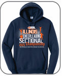 OFFICIAL 2025 IHSA COMPETITIVE CHEERLEADING SECTIONAL HOODIE