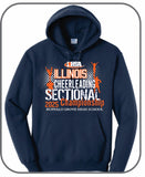 OFFICIAL 2025 IHSA COMPETITIVE CHEERLEADING SECTIONAL HOODIE