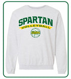 Official 2026 GBN Girls Volleyball Crew Sweatshirt - Ash