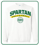 Official 2026 GBN Girls Volleyball Crew Sweatshirt - White
