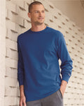 Long Sleeve T-Shirts: 100% Cotton, 50/50 Cotton-Polyester, 100% Polyester (Performance)