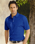 Polo Shirts: 100% Cotton, 50/50 Cotton-Polyester, 100% Polyester (Performance)