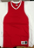 Basketball Jerseys Mens Red with White Trim