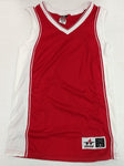 Basketball Jerseys Womens Red with White Trim