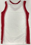 Basketball Jerseys Womens White with Red Trim